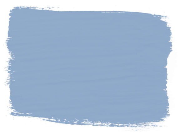 Farba Annie Sloan Louis Blue – próbka koloru na meblu
