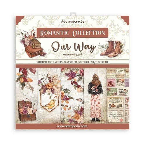 Zestaw do Scrapbookingu Romantic Our Way Stamperia 30X30