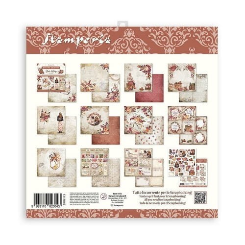 Zestaw do Scrapbookingu Romantic Our Way Stamperia 30X30