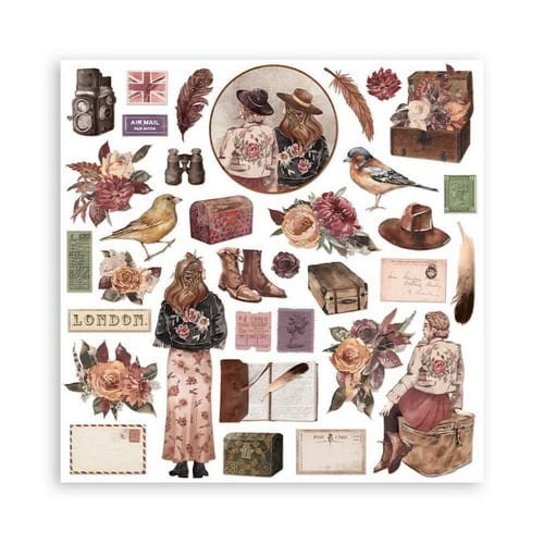 Zestaw do Scrapbookingu Romantic Our Way Stamperia 20x20cm