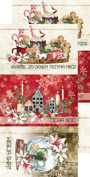 Zestaw dodatków do scrapbookingu Warm and Peaceful Junk Journal