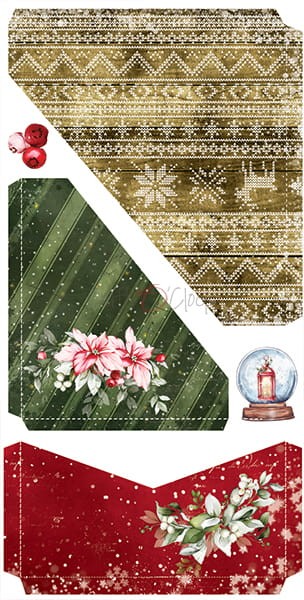 Zestaw dodatków do scrapbookingu Warm and Peaceful Junk Journal