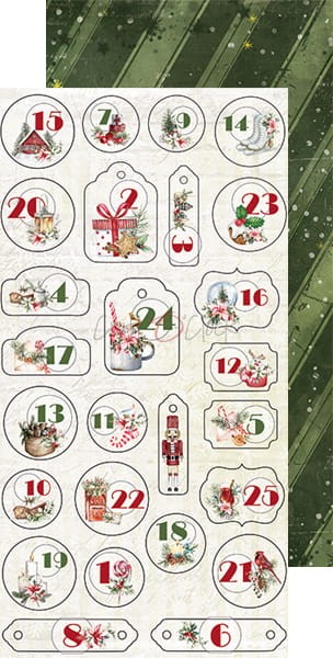 Zestaw dodatków do scrapbookingu Warm and Peaceful Junk Journal