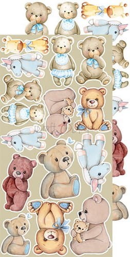 Zestaw dodatków do scrapbookingu Craft O'Clock - Hello Little Boy