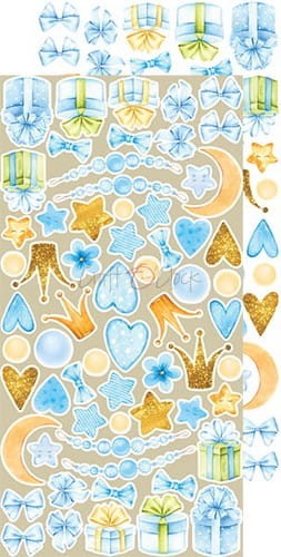 Zestaw dodatków do scrapbookingu Craft O'Clock - Hello Little Boy