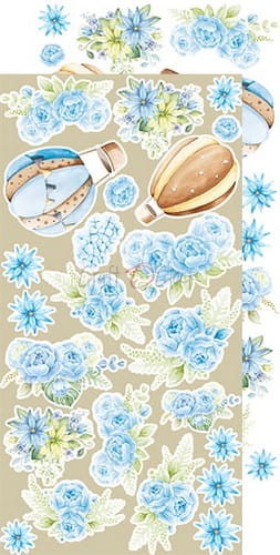 Zestaw dodatków do scrapbookingu Craft O'Clock - Hello Little Boy