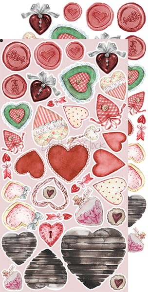 Zestaw dodatków do scrapbookingu Craft O'Clock - Vintage Love