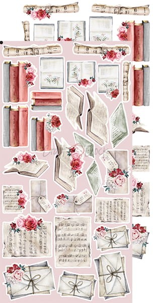 Zestaw dodatków do scrapbookingu Craft O'Clock - Vintage Love