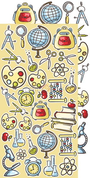 Zestaw dodatków do scrapbookingu Craft O'Clock - School Adventures