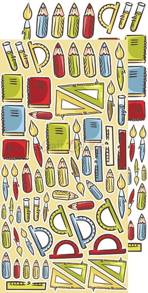 Zestaw dodatków do scrapbookingu Craft O'Clock - School Adventures