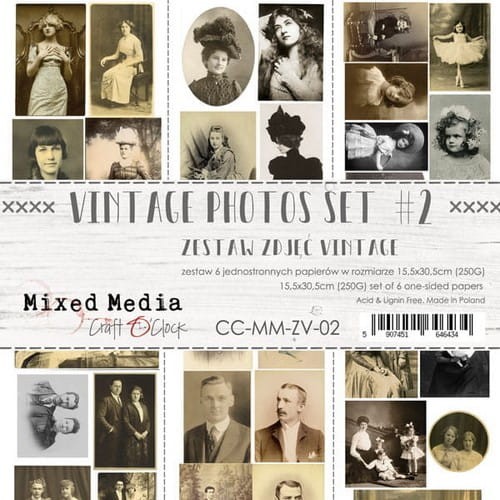Zestaw do scrapbookingu - Zestaw zdjęć Vintage II.jpg