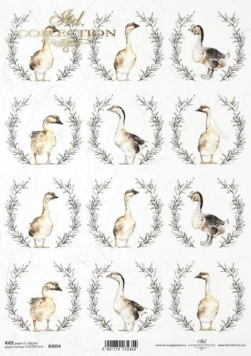 Papier ryżowy Itd Collection Gęsi.jpg