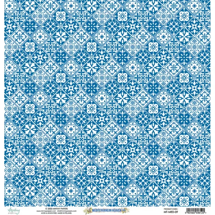 Elementy do wycinania Mintay Papers - MEDITERRANEAN HEAVEN 30x30 1.webp