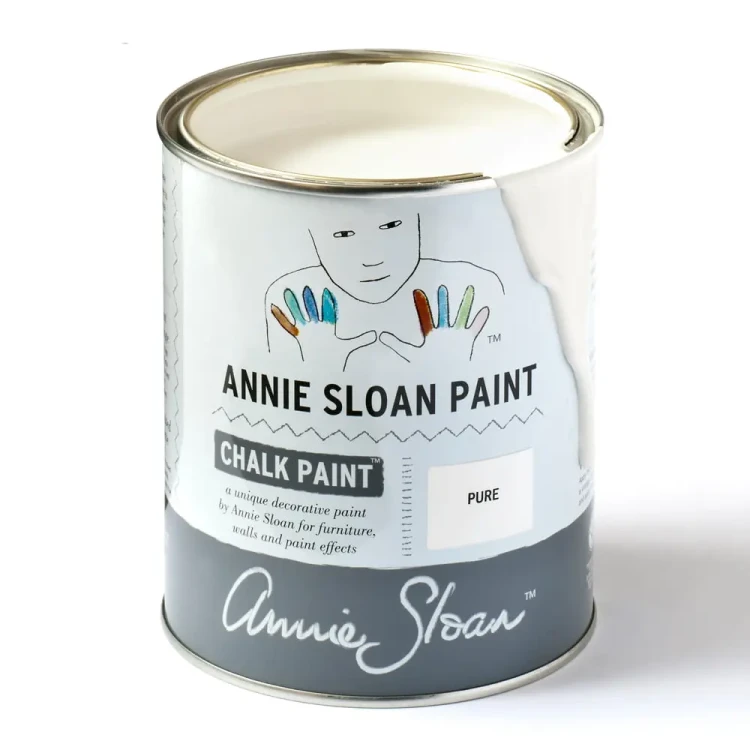 Farba kredowa Annie Sloan - Pure 1 litr - widok otwartej puszki z kolorem