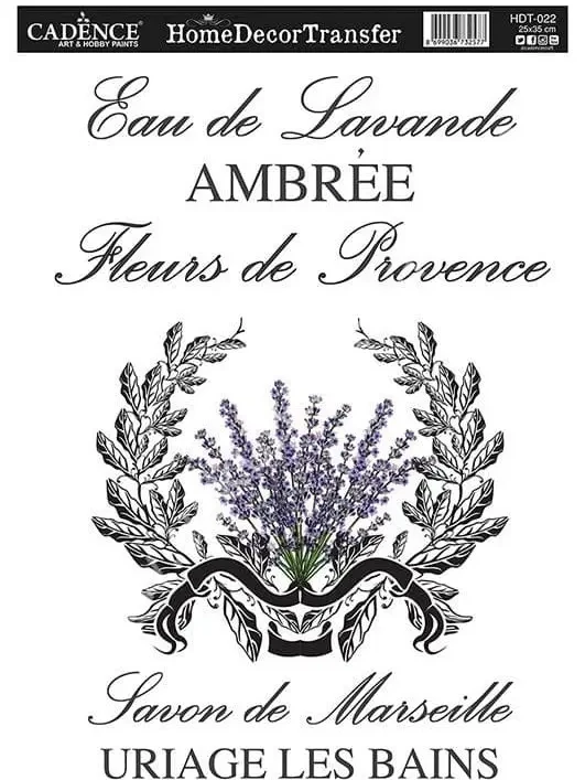 Home Decor Transfer Cadence - Eau de Lavande Ambree.webp