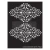 Szablon meblowy Redesign Decor Stencils - DOTTED FLOURISH.webp