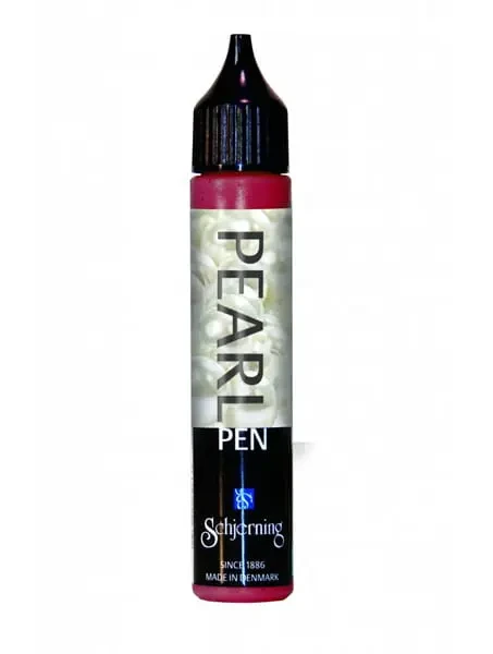 Schjerning Pearl Pen 28ml - Ciemna czerwień.webp