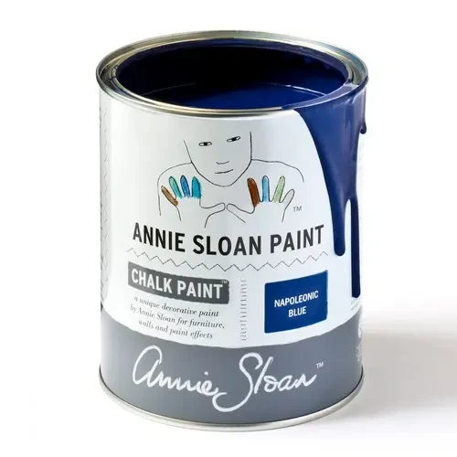 Farba kredowa Annie Sloan Napoleonic Blue – puszka z kolorem 1L
