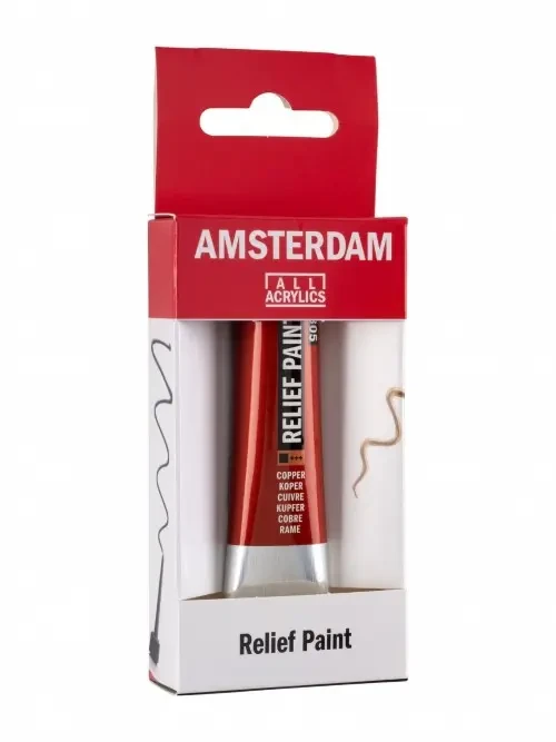 Amsterdam relief paint konturówka 20 ml. - miedziany.webp