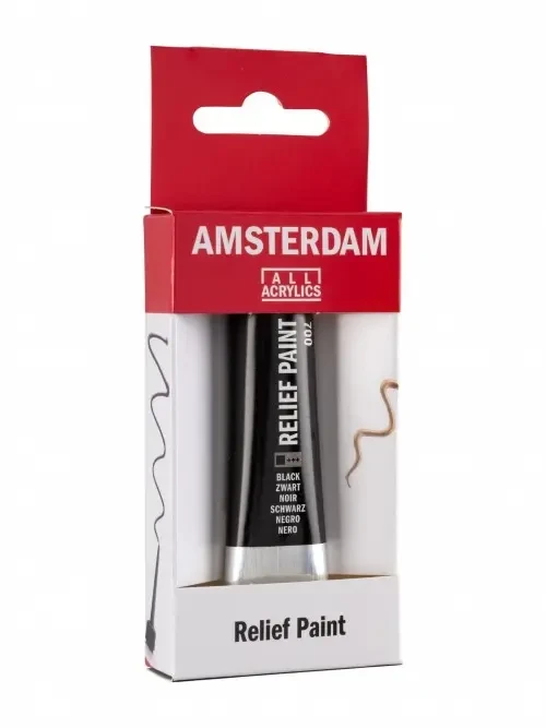 Amsterdam relief paint konturówka 20 ml. - czarny.webp
