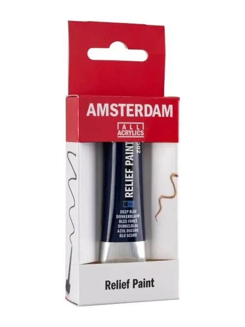 Amsterdam relief paint konturówka 20 ml. - głęboki błękit.webp