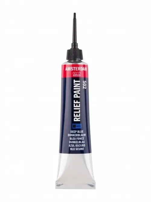 Amsterdam relief paint konturówka 20 ml. - głęboki błękit (2).webp
