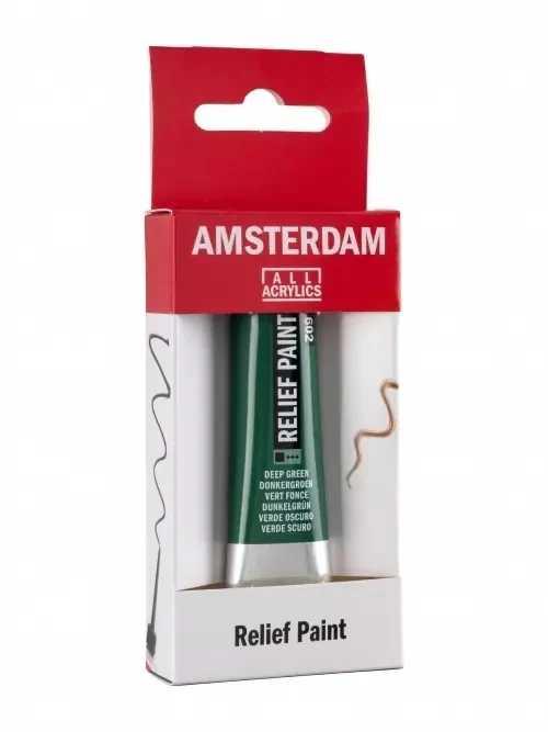Amsterdam relief paint konturówka 20 ml. - głęboka zieleń.webp