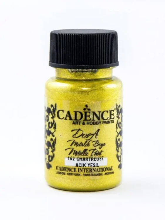 Farba metaliczna Dora Metalik Boya CADENCE 50 ml. - Jasnozielony.webp