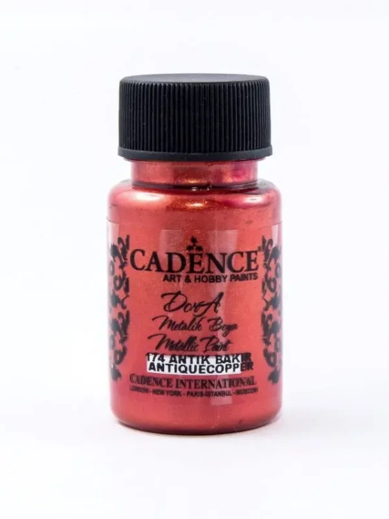 Farba metaliczna Dora Metalik Boya CADENCE 50 ml. - Antyczna miedź.webp