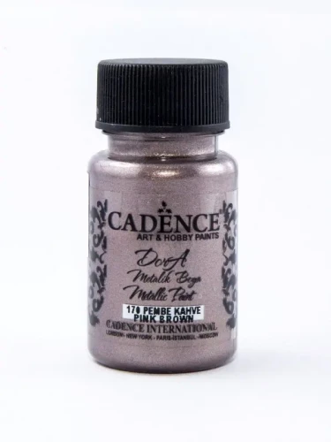 Farba metaliczna Dora Metalik Boya CADENCE 50 ml. - Różowy brąz.webp