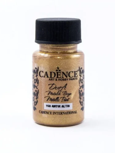 Farba metaliczna Dora Metalik Boya CADENCE 50 ml. - Antyczne złoto.webp