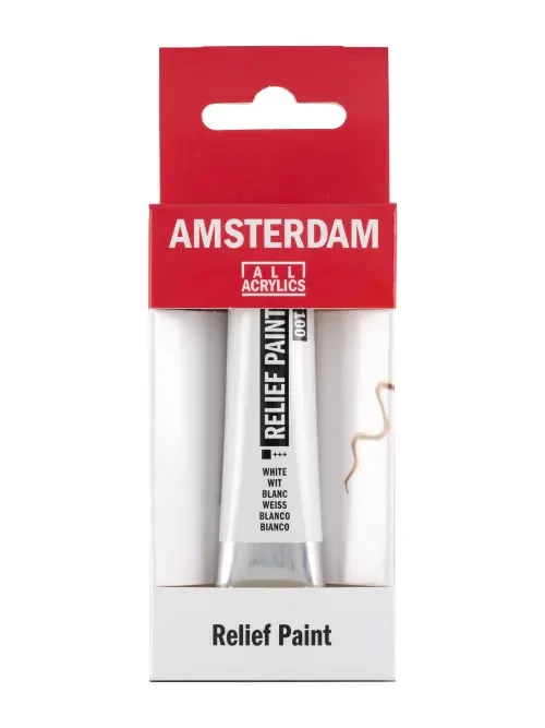 Amsterdam relief paint konturówka 20 ml. - Biały.webp