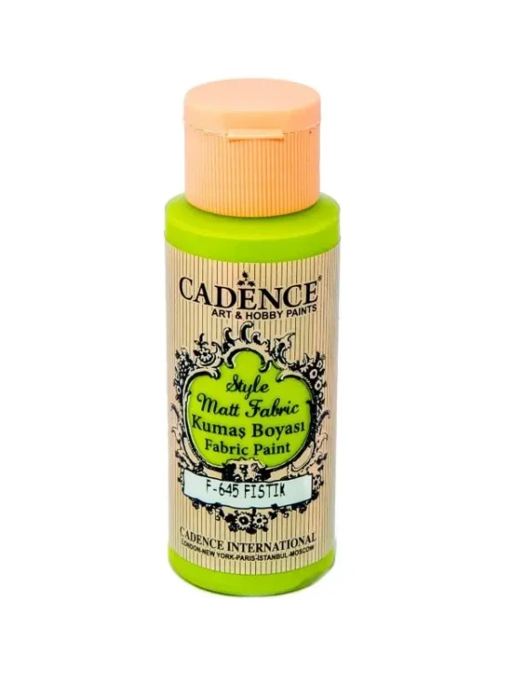Farba matowa Style Matt Fabric do tkanin Cadence 645 - 59 ml. - Pistacjowy.webp