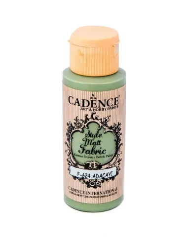 Farba matowa do tkanin Cadence 624 - 59 ml. - Szałwiowy.webp