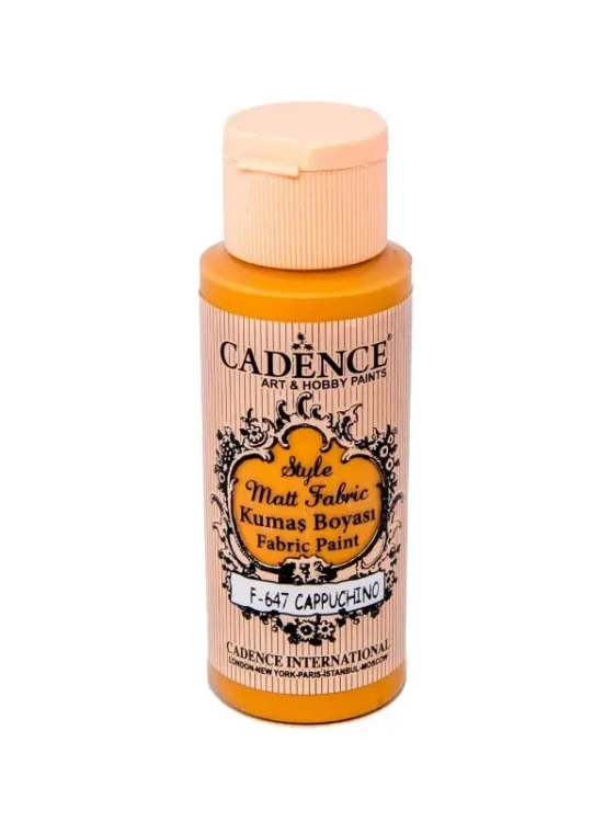 Farba matowa do tkanin Cadence 647 - 59 ml. - Cappuchino.webp