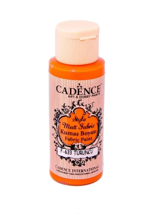 Farba matowa do tkanin Cadence 633 - 59 ml. - Pomarańczowy decohobby.com.pl.webp
