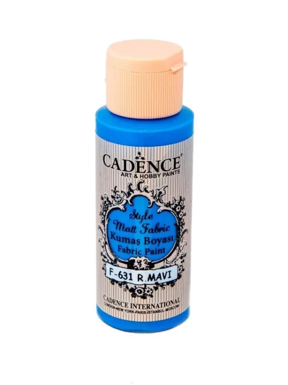 Farba matowa do tkanin Cadence 631 - 59 ml. - Królewski niebieski decohobby.com.pl.webp