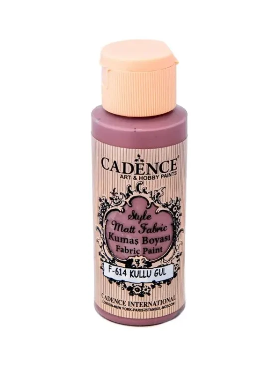 Farba matowa do tkanin Cadence 614 - 59 ml. - Popielaty róż decohobby.com.pl.webp
