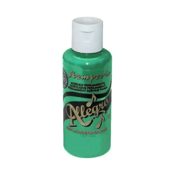 Stamperia Farba Allegro KAL31 - 59 ml. - Błyszcząca zieleń.webp