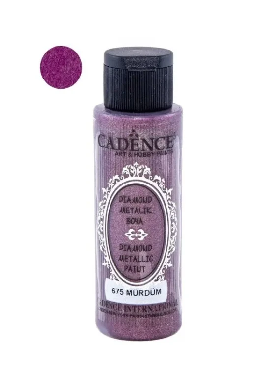 Farba Diamond metalik CADENCE 70 ml. - 675 Śliwkowy.webp