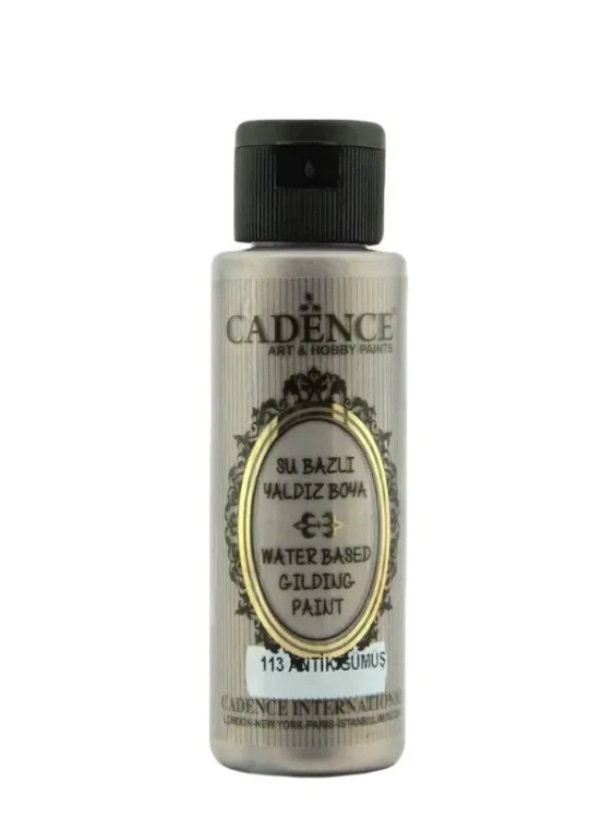 Farba metalizowana Gilding Cadence 70 ml. - 113 Antyczne srebro.webp