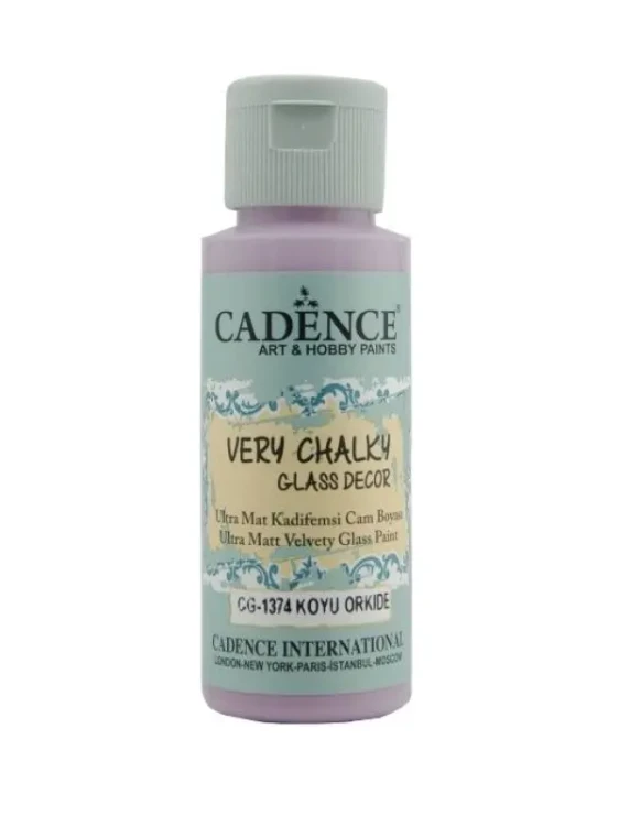 Farba kredowa do szkła Cadence CG1374 59 ml. - Ciemna orchidea.webp