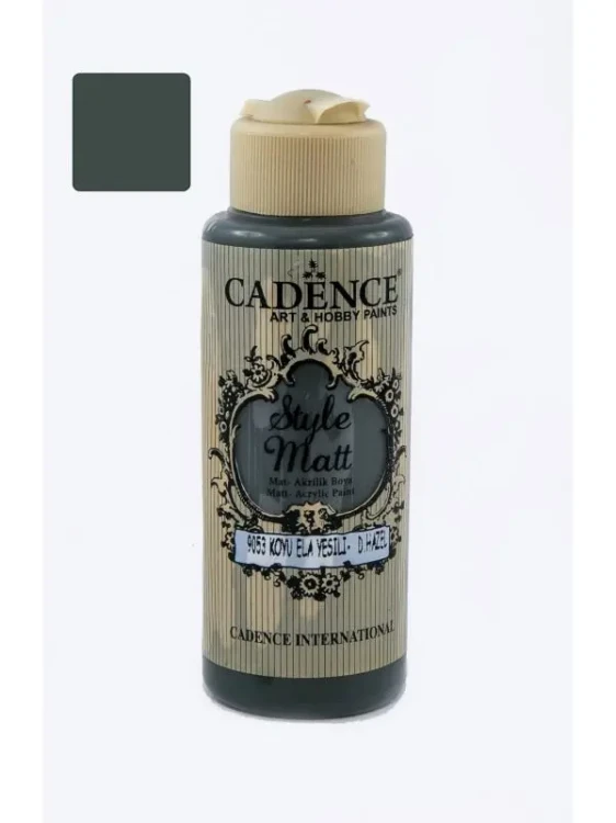 Farba Style Matt Cadence S9053 120 ml. - Ciemna orzechowa zieleń.webp