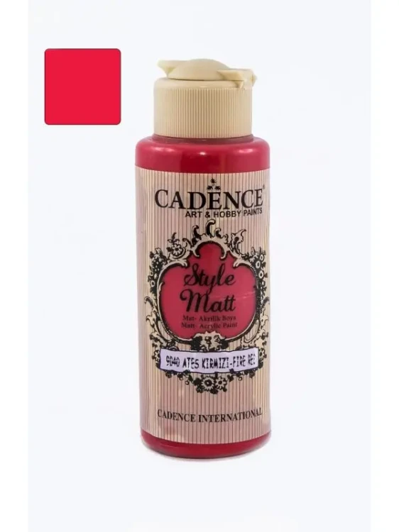 Farba Style Matt Cadence S9040 120MLml. - Ognista czerwień.webp