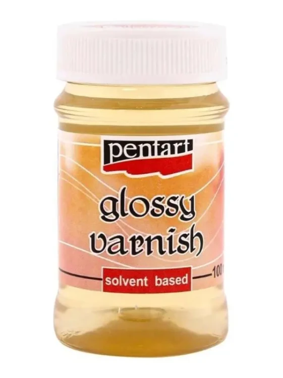 Lakier rozpuszczalnikowy wysoki połysk Pentart 100 ml..webp
