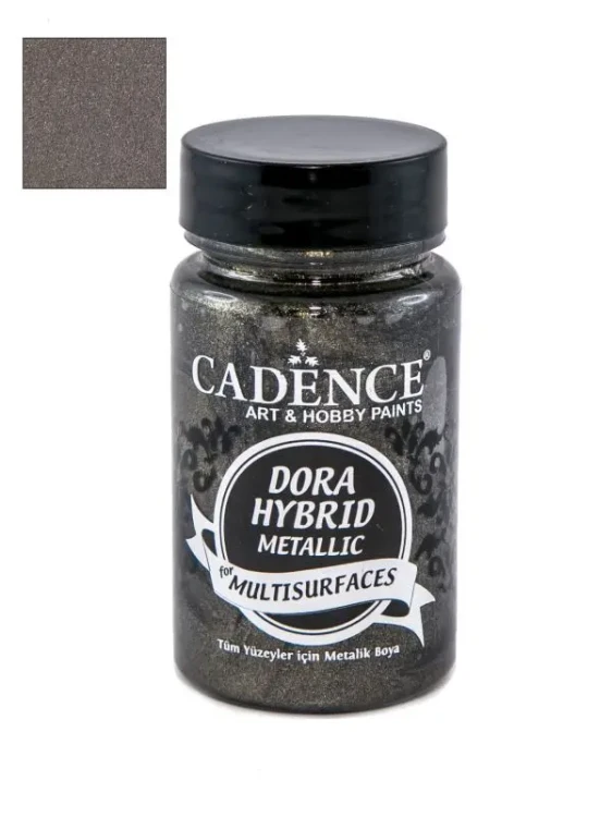 Farba akrylowa Dora Hybryda Metalik Cadence 90 ml. - 7138 Antracyt.webp
