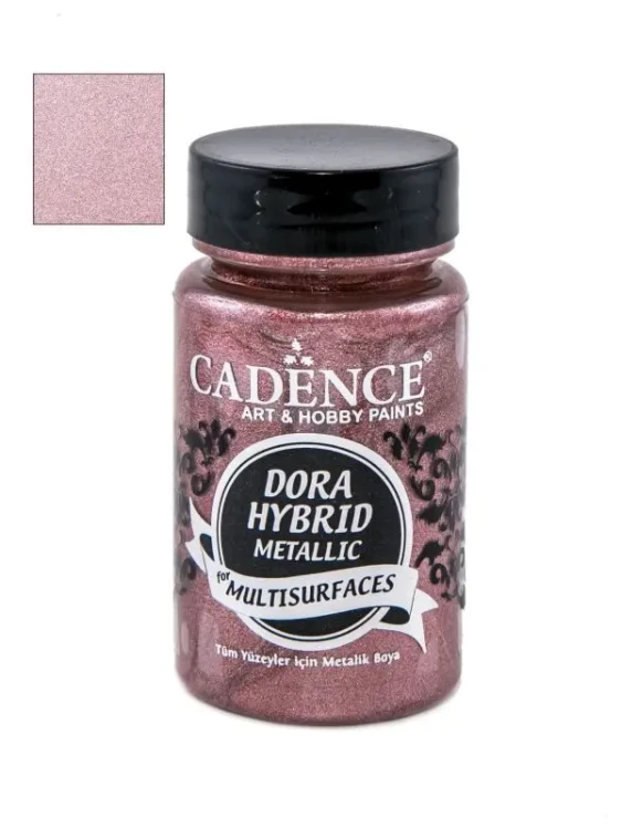 Farba akrylowa Dora Hybryda Metalik Cadence 90 ml. - 7147 Antyczny róż.webp