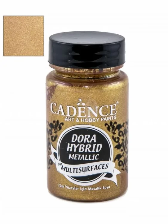 Farba akrylowa Dora Hybryda Metalik Cadence 90 ml. - 7150 Antyczny złoty.webp
