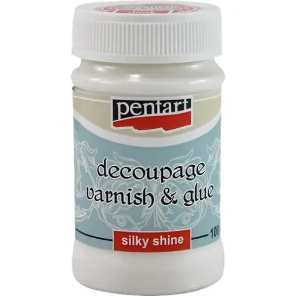 Klej z werniksem Pentart do decoupage - Silky Shine 100 ml.webp