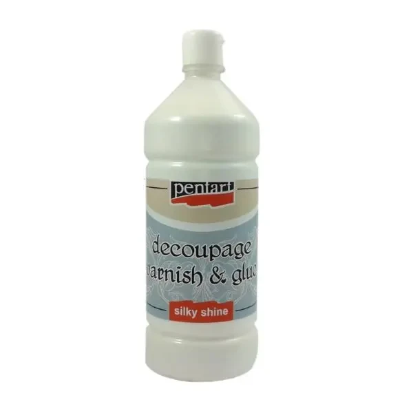 Klej z werniksem Pentart do decoupage - Silky Shine 1000 ml.webp